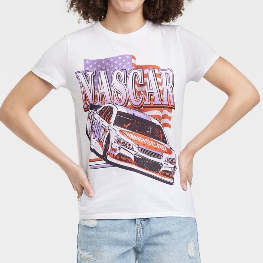 NASCAR Women’s Graphic T-Shirt • White